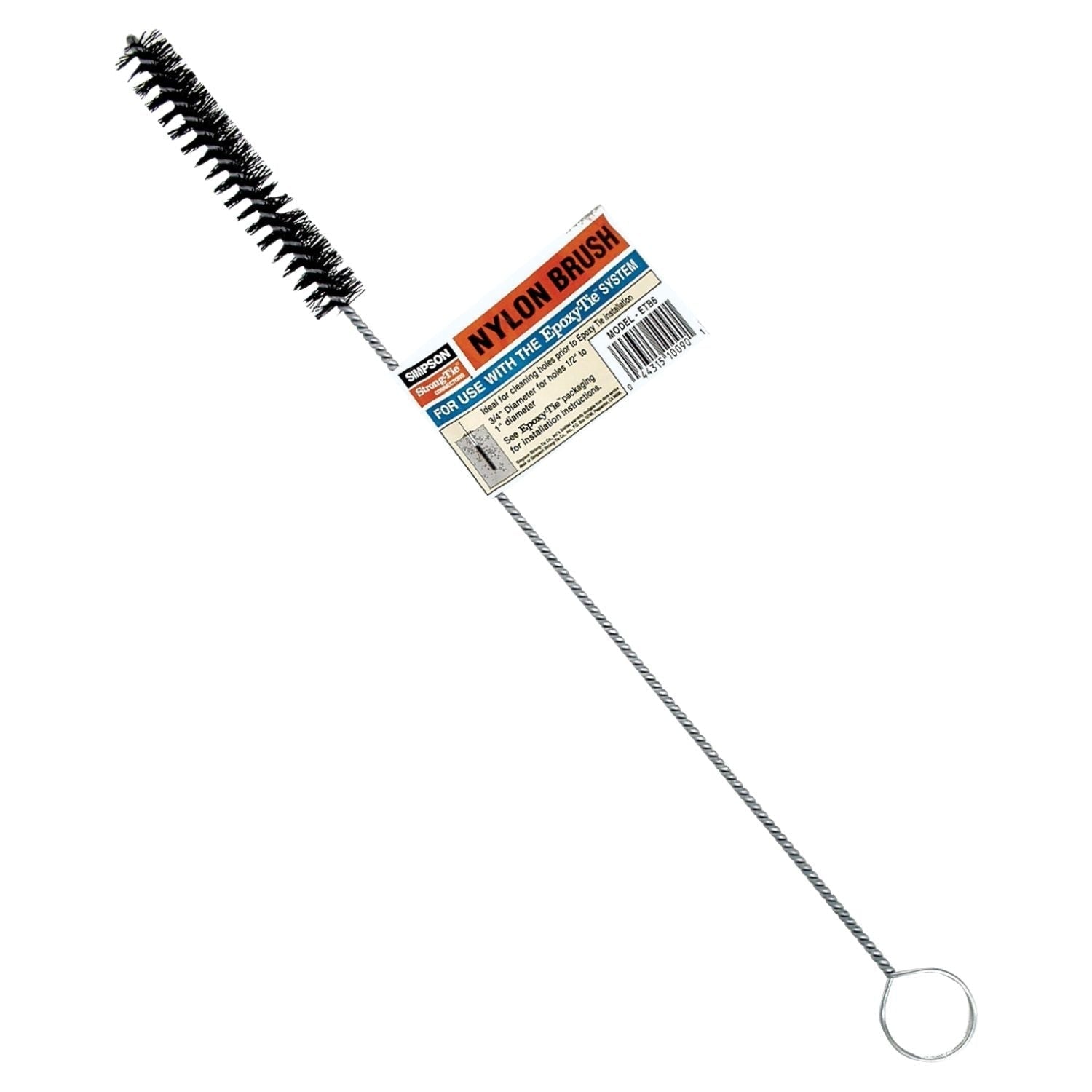 Simpson Strong-Tie ETB6 ETB 3/4-in. x 16-in. Nylon Hole-Cleaning Brush