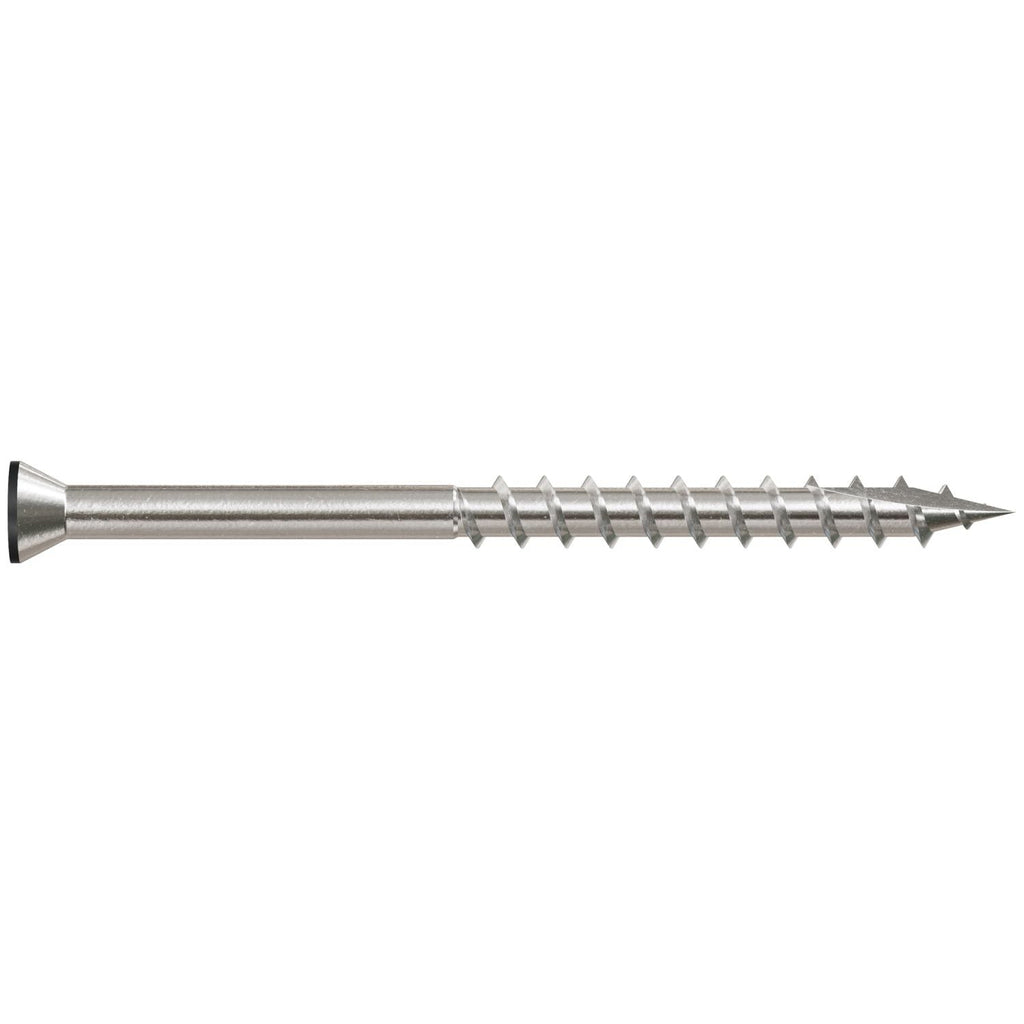 Simpson Strong-Tie T07225FT70BK Trim-Head Screw, 6-Lobe Drive, #7 x 2-1/4-in. T-15 Type 316, Black, 70-Pack