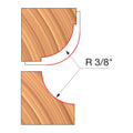 Freud UP134-IC 3-9/16" x 1-1/64" x 1-1/4" Combination Convex & Concave Cutters