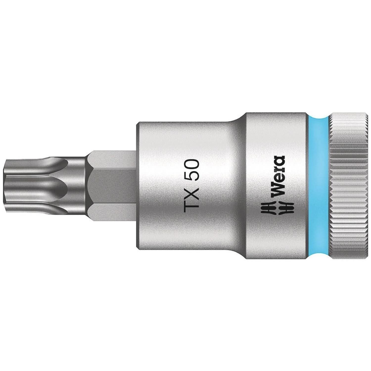 Wera 8767 C Hf Torx Zyklop Bit Socket With 1/2-in. Drive With Holding Function, Torx 50x60-mm.