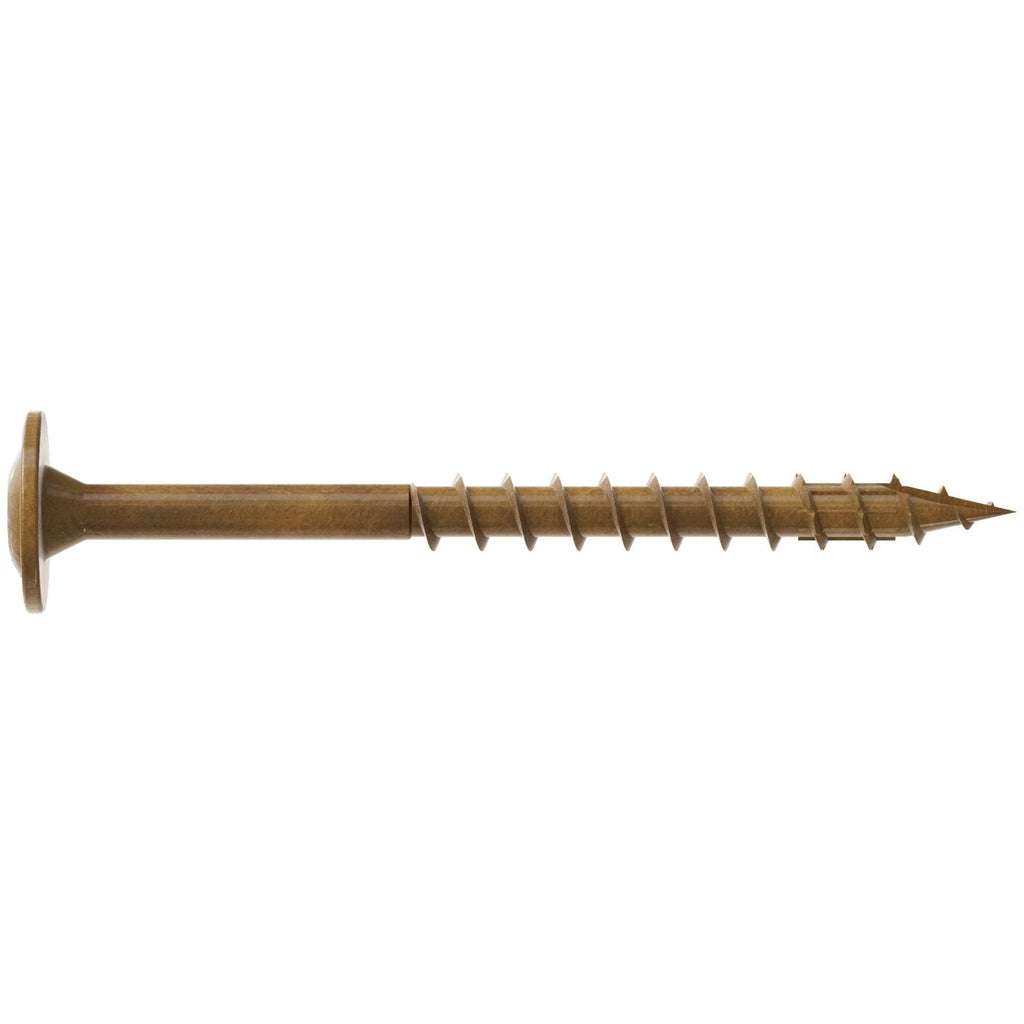 Simpson Strong-Tie CBT08200MB Wafer-Head Construction Screw, #8 x 2-in. T20, Quik Guard, Tan, 3000-Pack