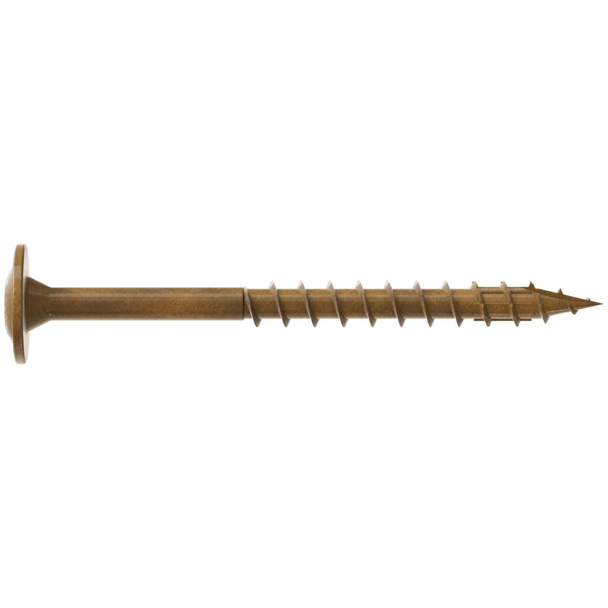 Simpson Strong-Tie CBT08200MB Wafer-Head Construction Screw, #8 x 2-in. T20, Quik Guard, Tan, 3000-Pack