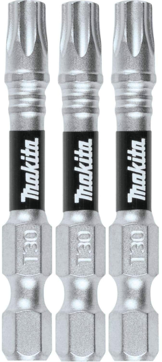 Makita E-00876 Impact XPS T30 Torx 2" Power Bit, 3/pk