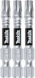 Makita E-00876 Impact XPS T30 Torx 2" Power Bit, 3/pk