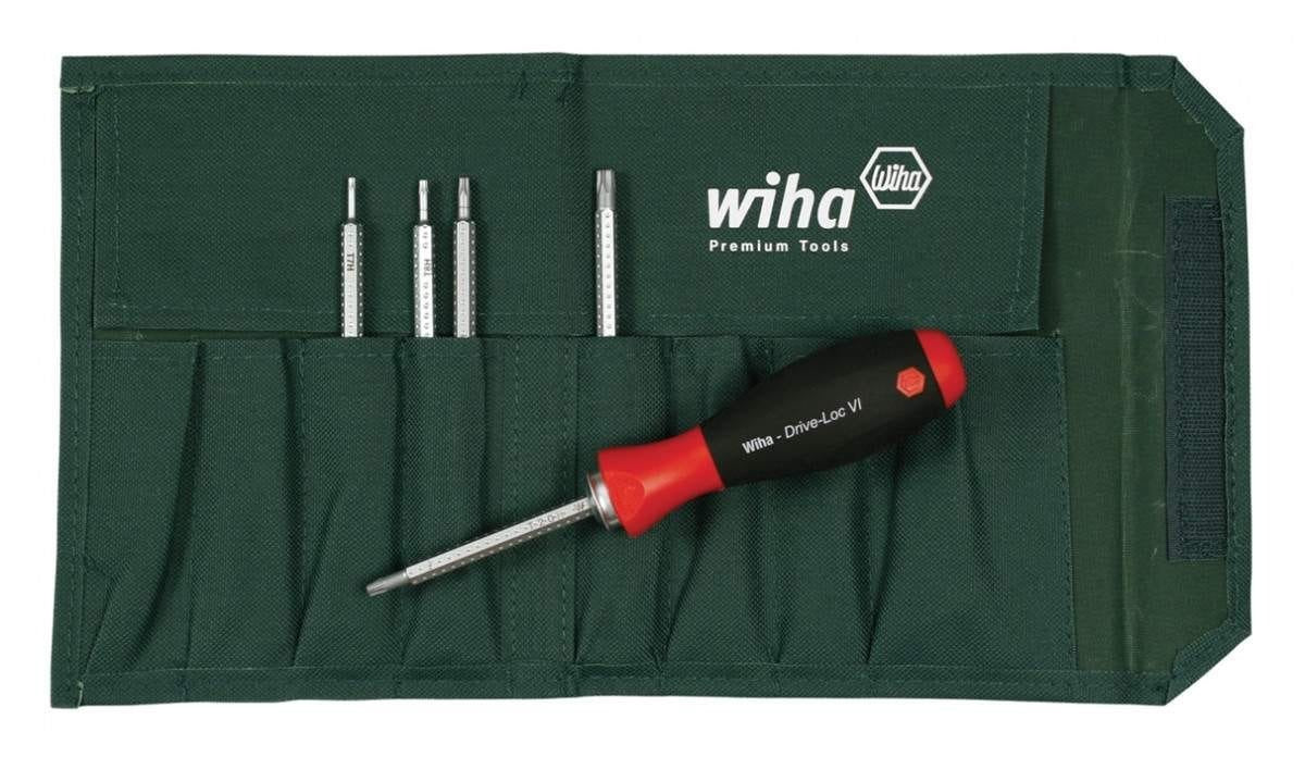 Wiha 28197 Drive-Loc VI Security Torx in Pouch 6 Piece Set