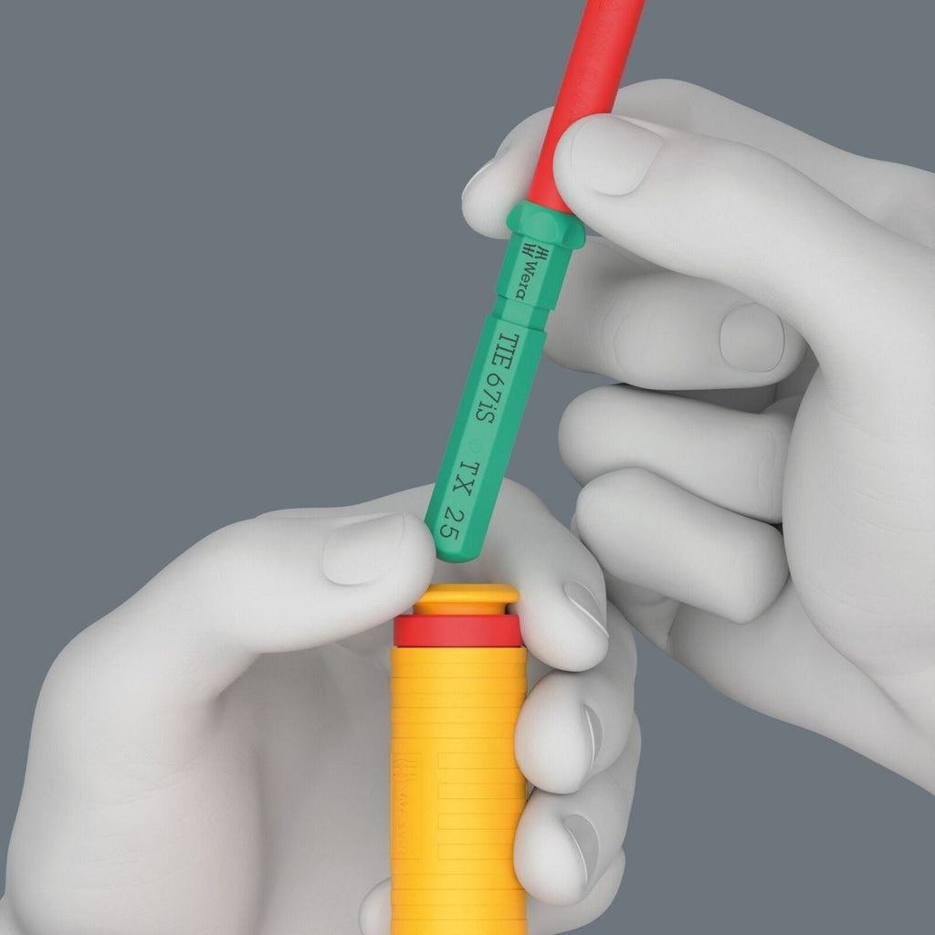 Wera 7516 VDE Kraftform Safe-Torque Speed Torque Screwdriver, 2.4-4.0 Nm, 9x2.4 Nmx2.8 Nmx3.2 Nmx3.6 Nmx4.0 Nmx192-mm.