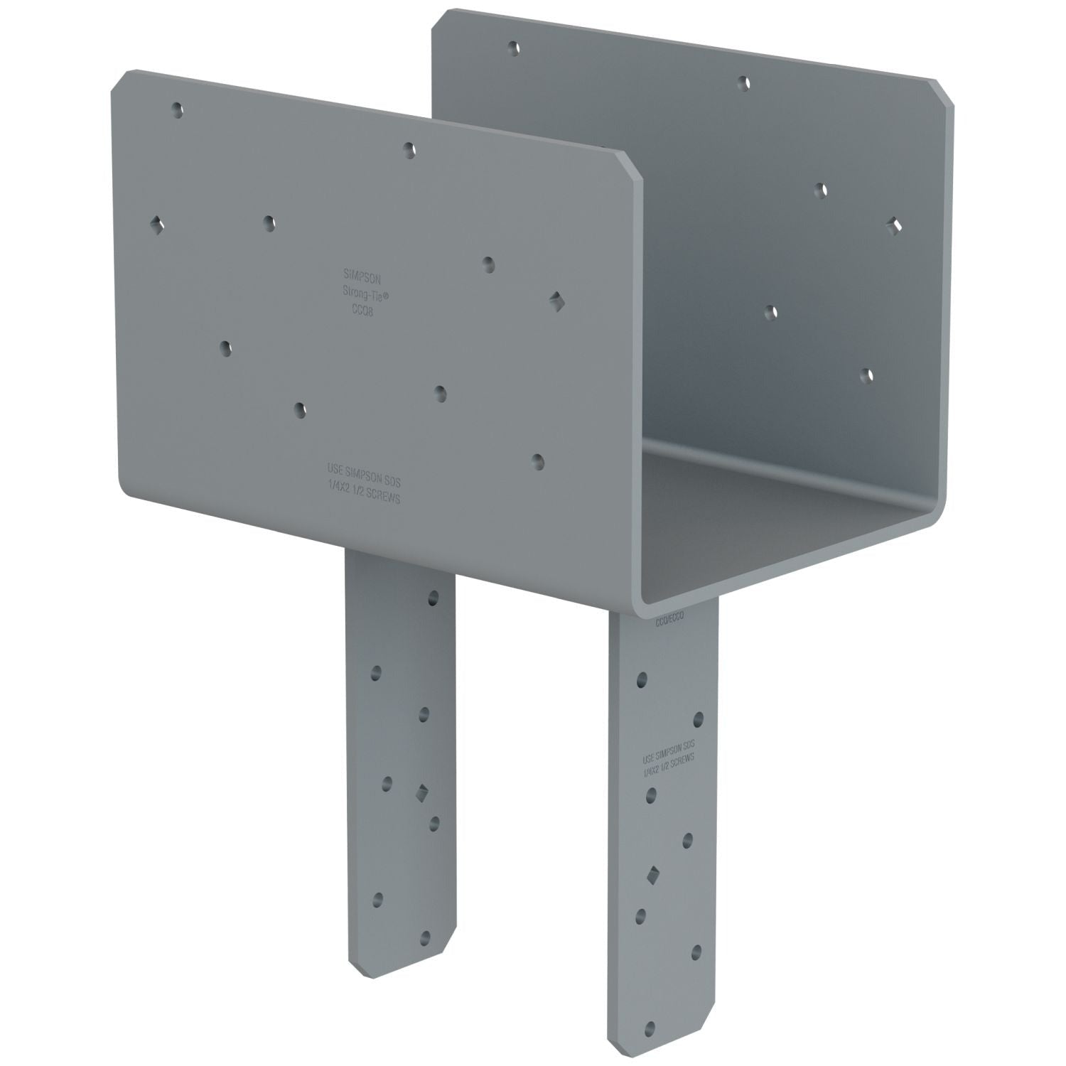 Simpson Strong-Tie CCQ86SDS2.5 CCQ Column Cap for 8x Beam, 6x Post with Strong-Drive SDS Screws