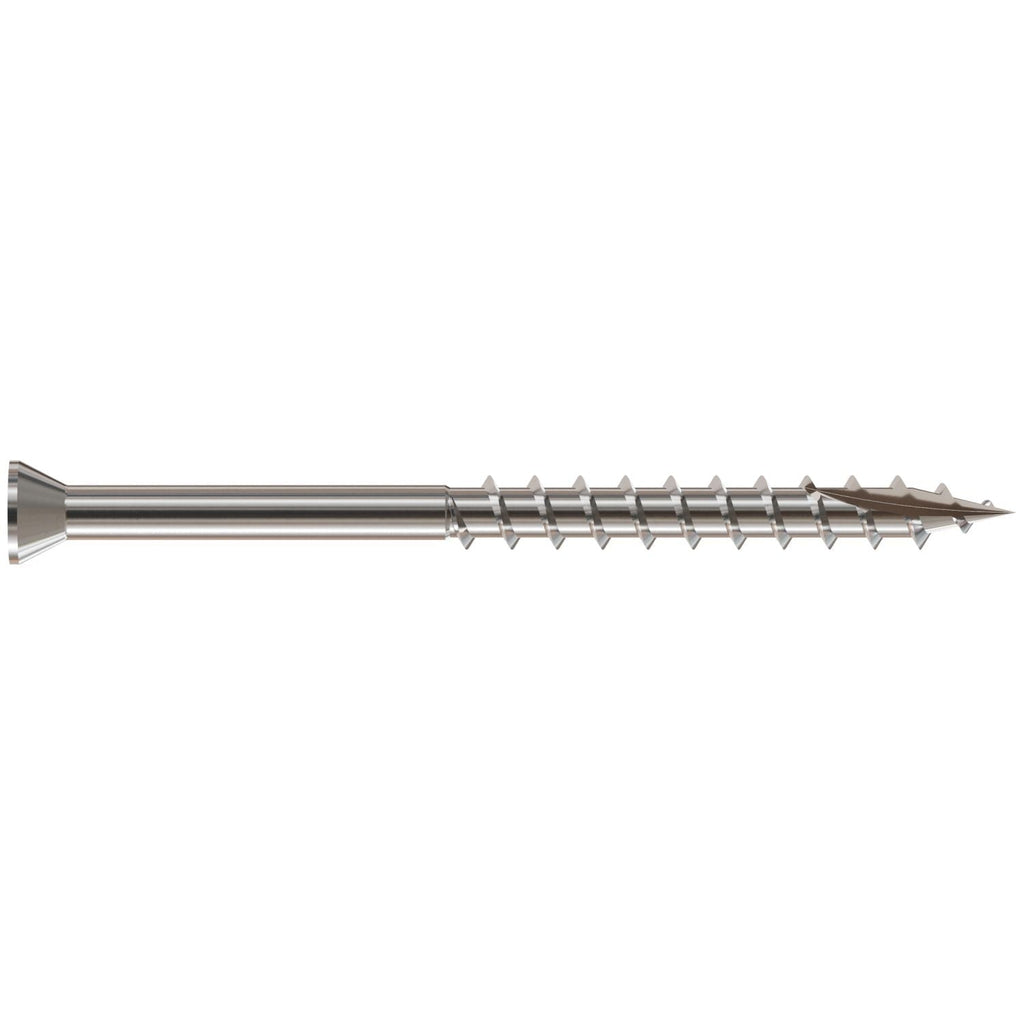 Simpson Strong-Tie S07C225PAK Trim-Head Screw, Square Drive, #7 x 2-1/4-in. #1 SQ, Type 305, 350-Pack