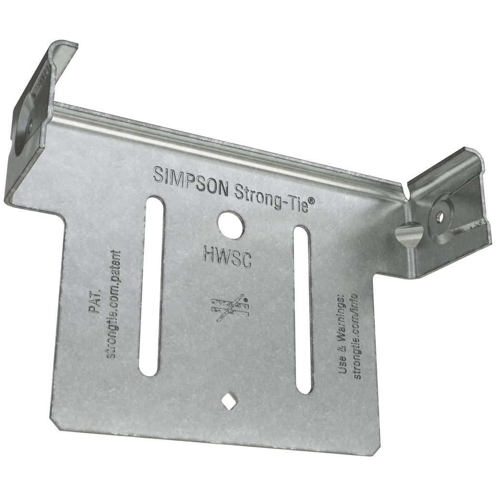 Simpson Strong-Tie HWSC6-KT HWSC 5-3/4-in. Head-of-Wall Slide-Clip Connector w/ Screws, 50-Pack