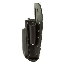Klein Tools 5126 Leather Tool Pouch with Knife Snap, 5-Pocket