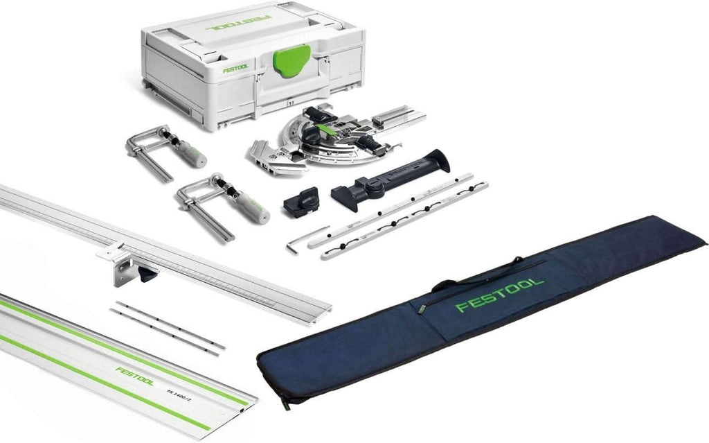 Festool 577157 Guide Rail Accessory Kit With 55-in Guide Rail, Guide Extension And Tote Bag