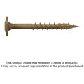 Simpson Strong-Tie CBT08112R300 Wafer-Head Construction Screw, #8 x 1-1/2-in. T20, Quik Guard, Tan, 300-Pack