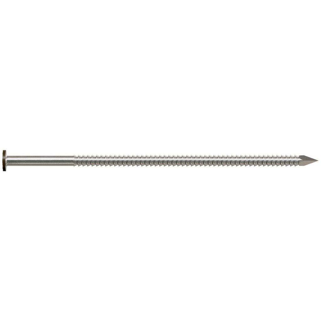Simpson Strong-Tie S16SNDB1 Painted Siding Nail, 3-1/2-in. x .120-in. Type 304 Stainless Steel, Dark Brown, 1-lb.