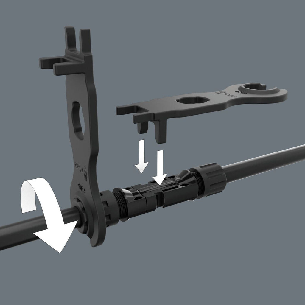 Wera 9108/2 Pv Set Of Installation Tools For Mc4 Solar Connectors, 2-Pieces