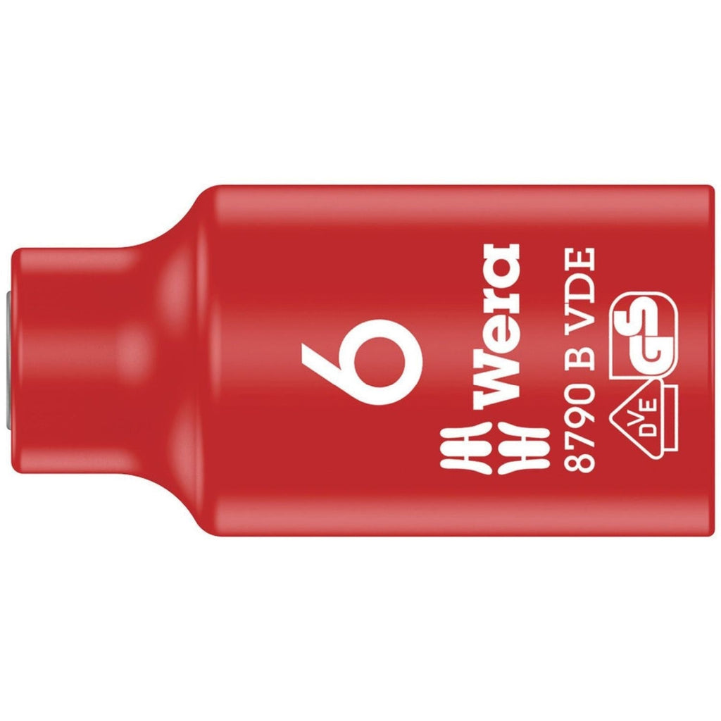 Wera 8790 B VDE Zyklop 3/8-in. Socket, Insulated, 6x46-mm.