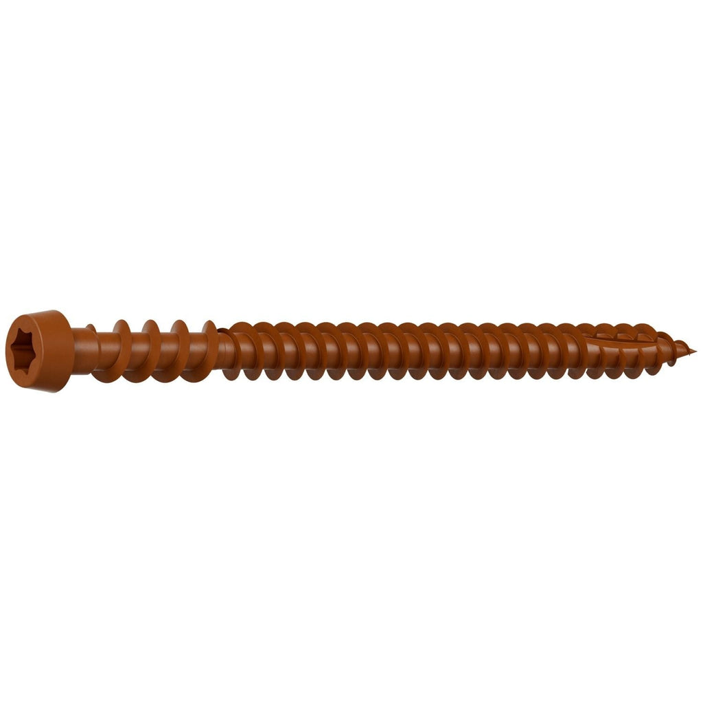 Simpson Strong-Tie DCU234TN01R350 Deck-Drive DCU COMPOSITE Screw, #10 x 2-3/4-in. T20, Quik Guard, Tan 01, 350-Pack