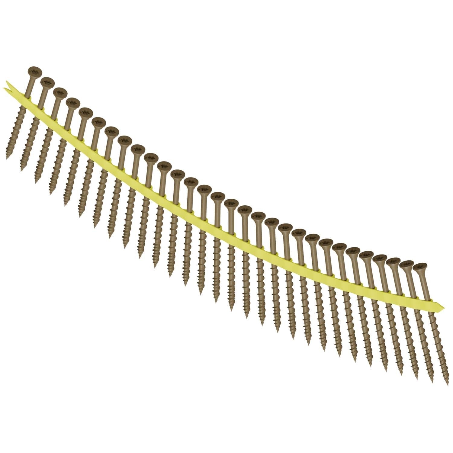 Simpson Strong-Tie WSVF3S Strong-Drive WSVF SUBFLOOR Screw (Collated), #9 x 3-in. T25, Gray, 1000-Pack