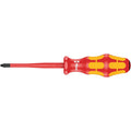 Wera 165 Is Pz VDE Insulated Screwdriver With Reduced Blade Diameter For Pozidriv Screws, Pz 2x100-mm.