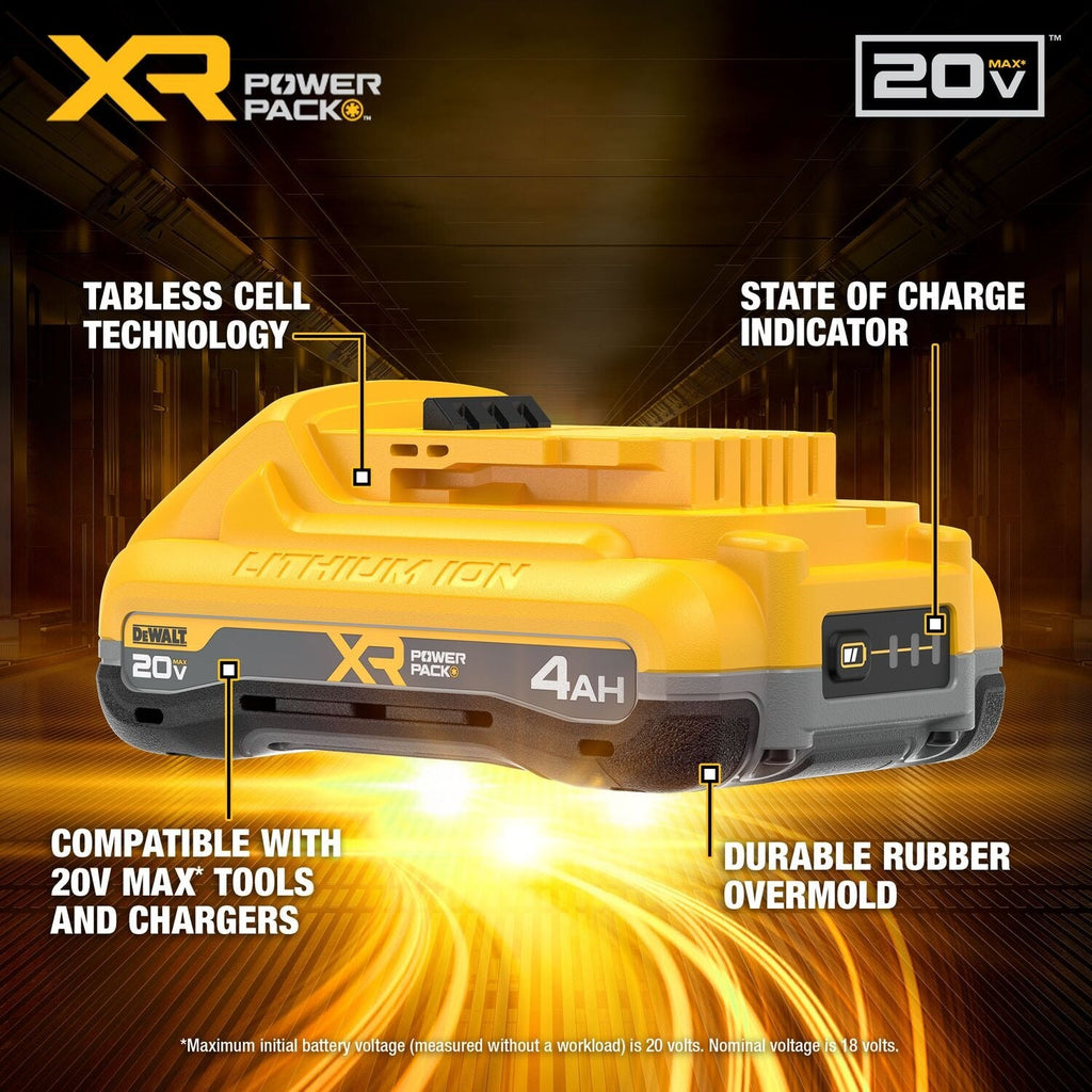 DeWALT DCB2104-2C 20V MAX XR POWERPACK 4.0Ah Battery Kit