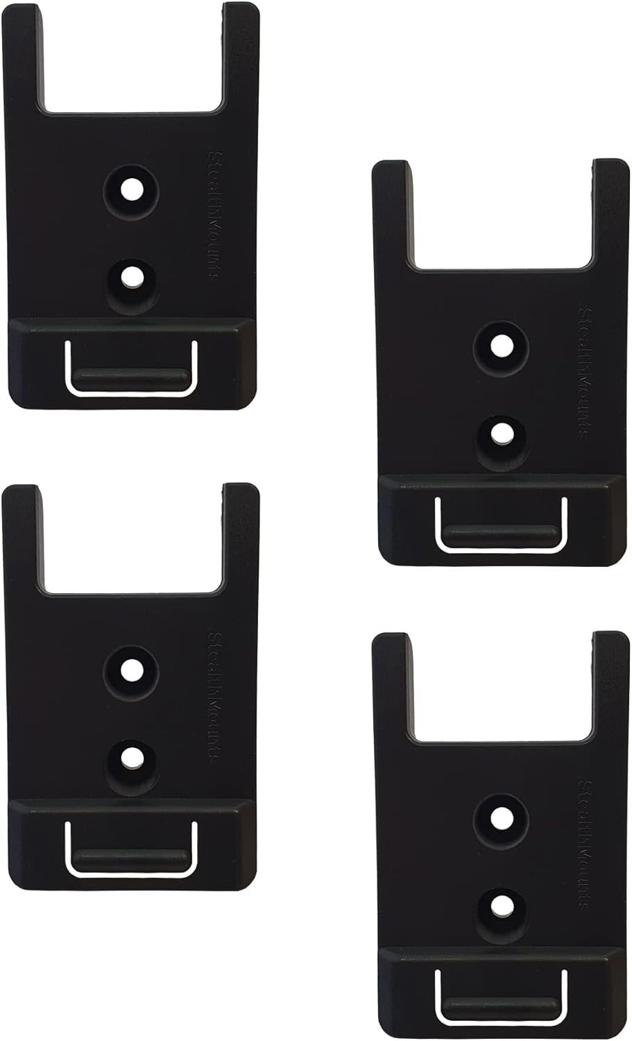StealthMounts Tool Mounts for Craftsman 20V Black, 4-Pack