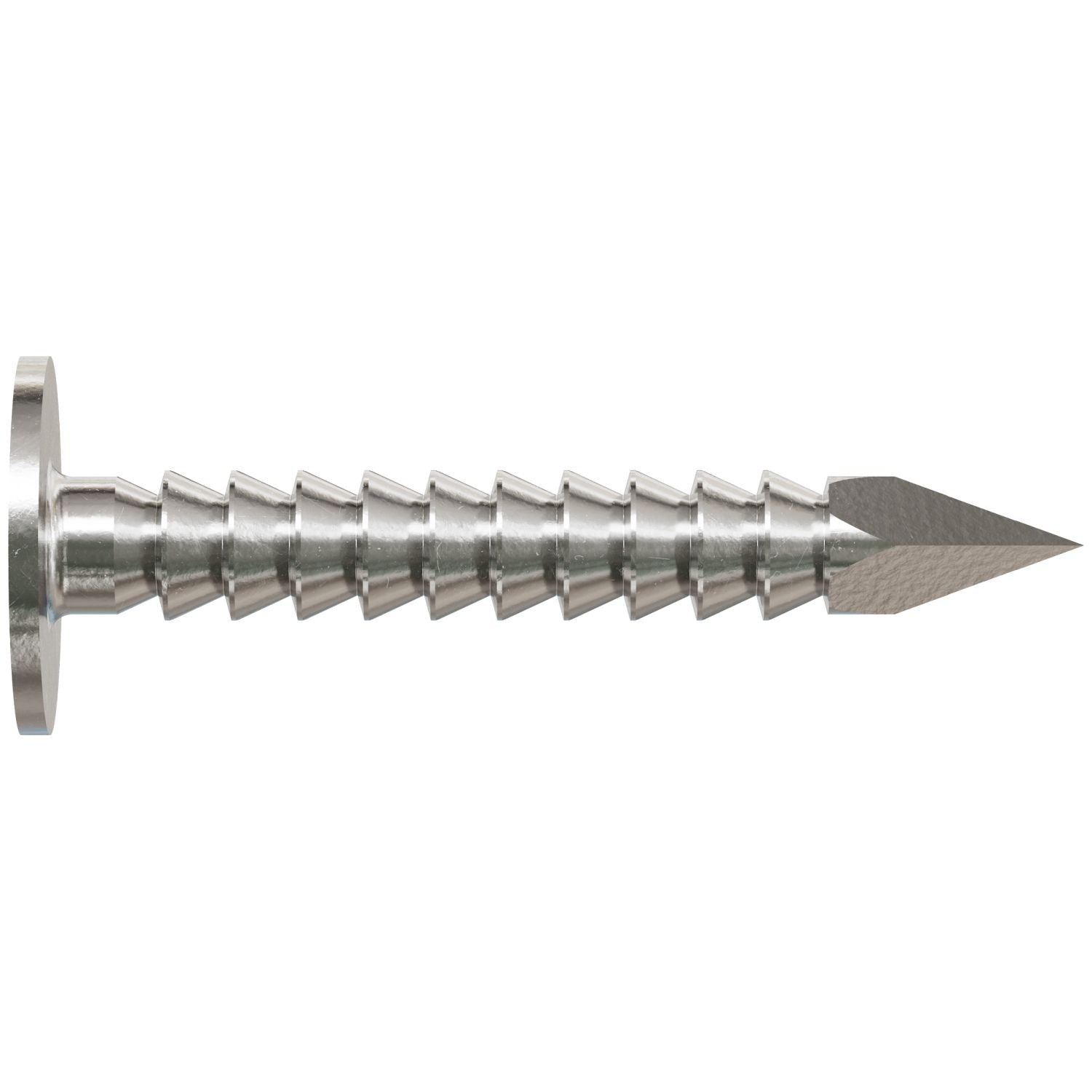 Simpson Strong-Tie S210ARN1 Roofing Nail, Annular Ring Shank, 1-in. x .131-in. Type 304 Stainless Steel, 1-lb.