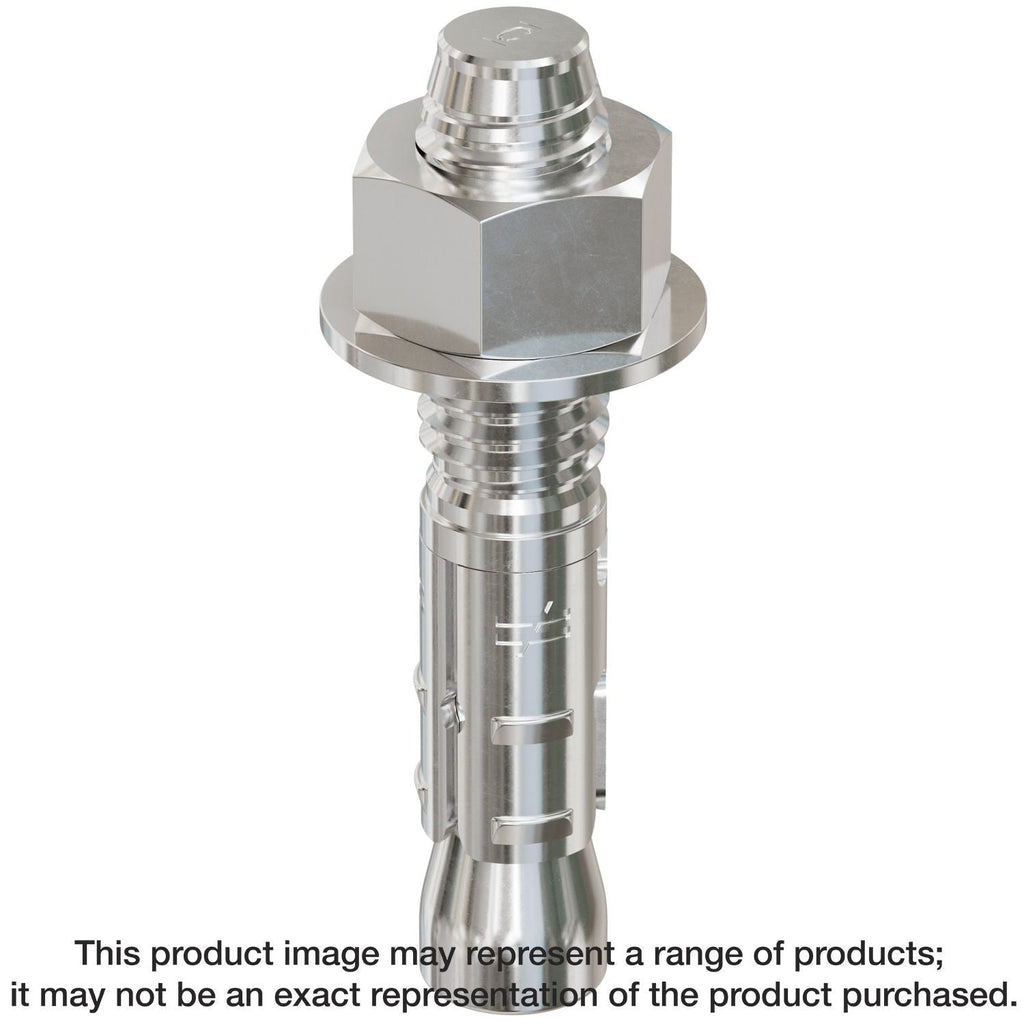 Simpson Strong-Tie STB2-502344SSR25 Strong-Bolt 2, 1/2-in. x 2-3/4-in. Type 304 Stainless-Steel Wedge Anchor, 25-Pack