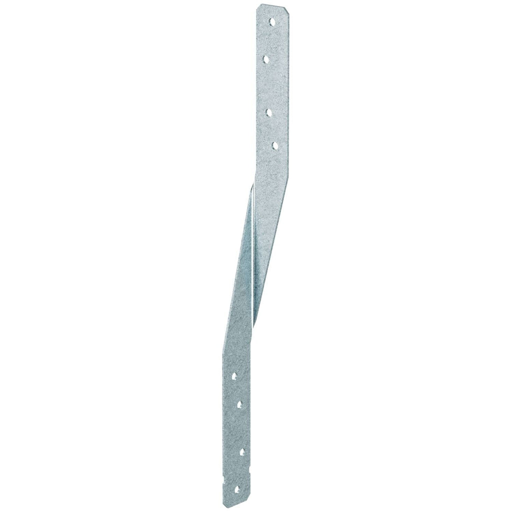 Simpson Strong-Tie HTSQ16ZKT HTSQ 16-in. 14-Gauge ZMAX Galvanized Heavy Twist Strap with Screws, 30-Pack