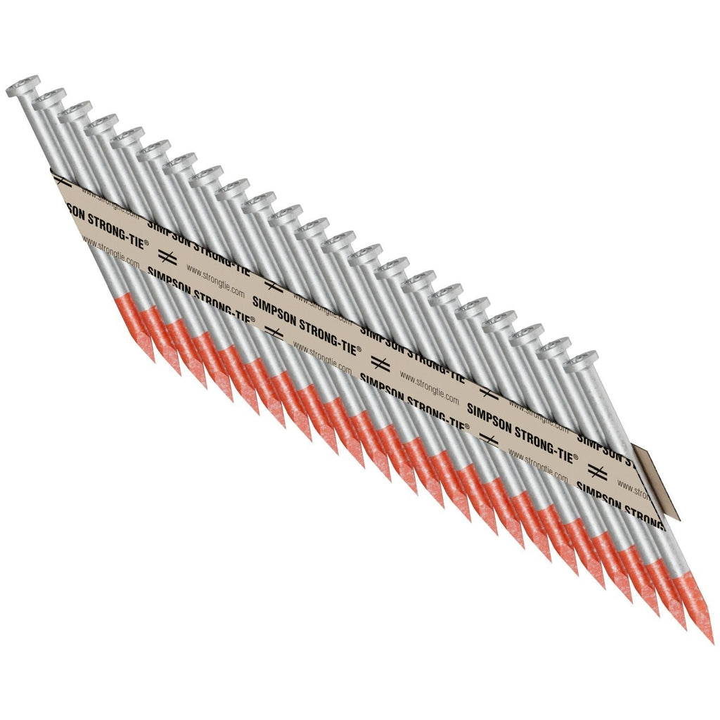 Simpson Strong-Tie N16HDGPT2000 Strong-Drive 33° SCN SMOOTH-SHANK CONNECTOR Nail, 2-1/2-in. x .162-in. HDG, 2000-Pack