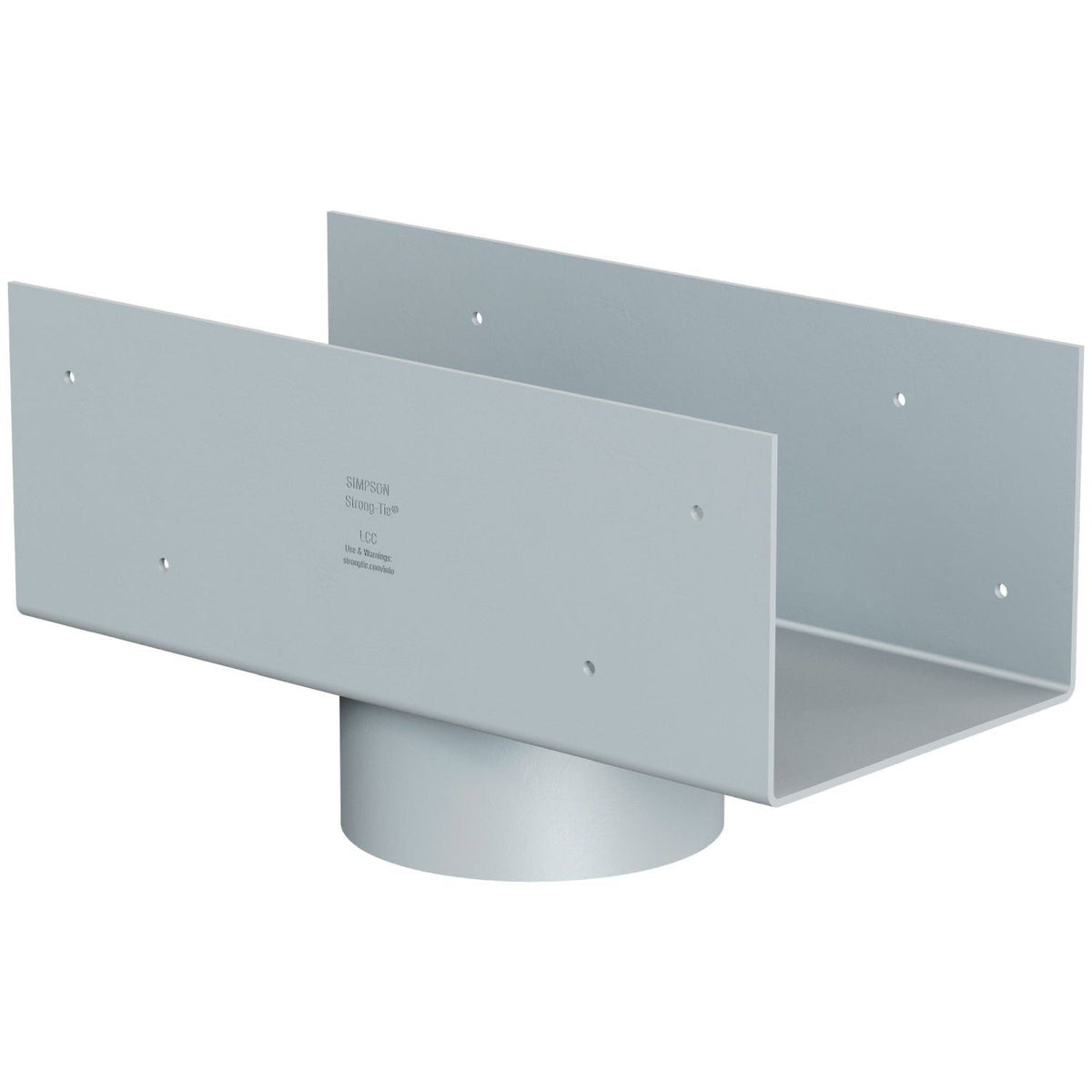 Simpson Strong-Tie LCC5.25-4 LCC 5-3/8-in. Column Cap for 4-in. Outside Diameter Lally Column