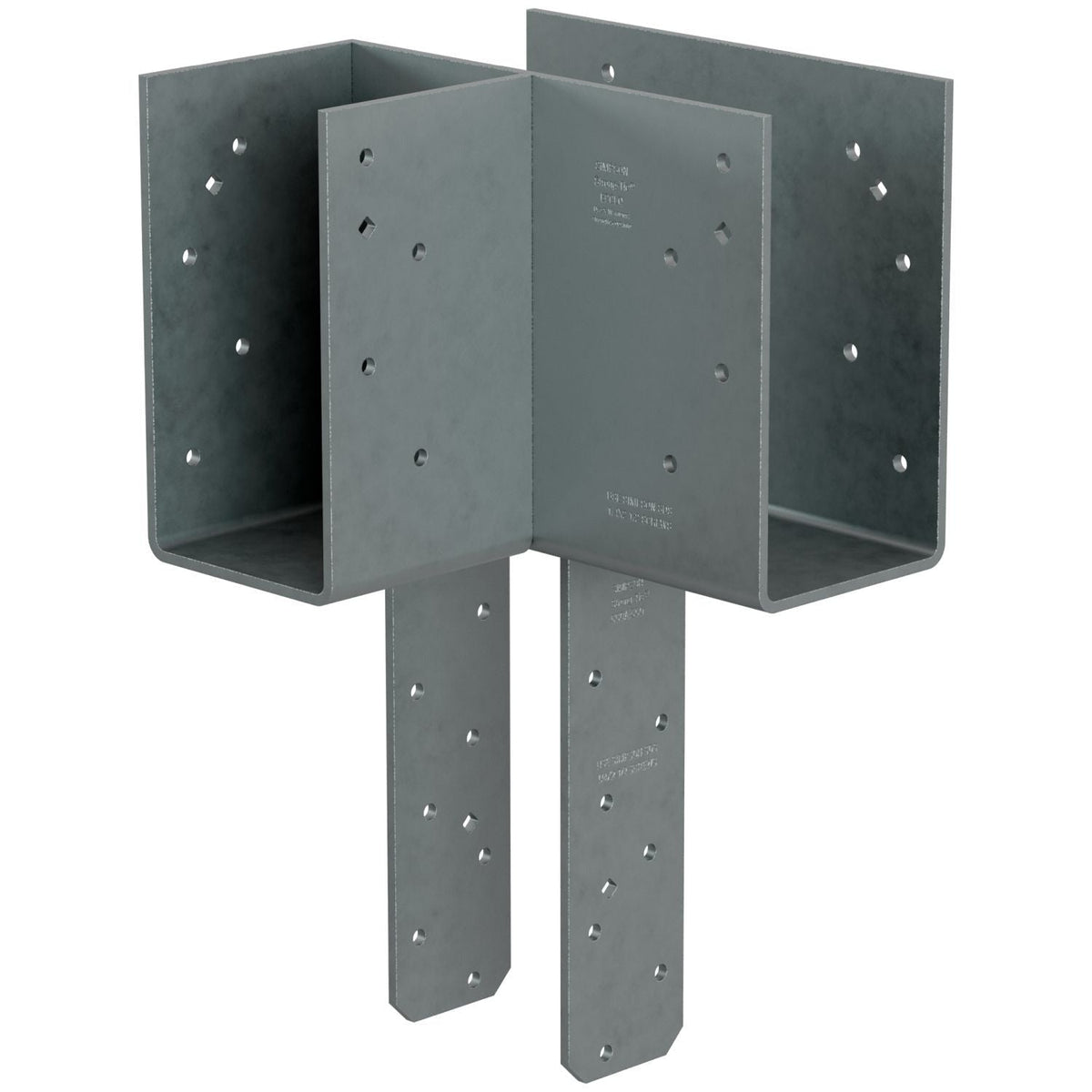 Simpson Strong-Tie ECCLLQ444SDS ECCLLQ L-Shape End Column Cap for 4x Beams, 4x Post w/ SDS Screws, Skewed Left