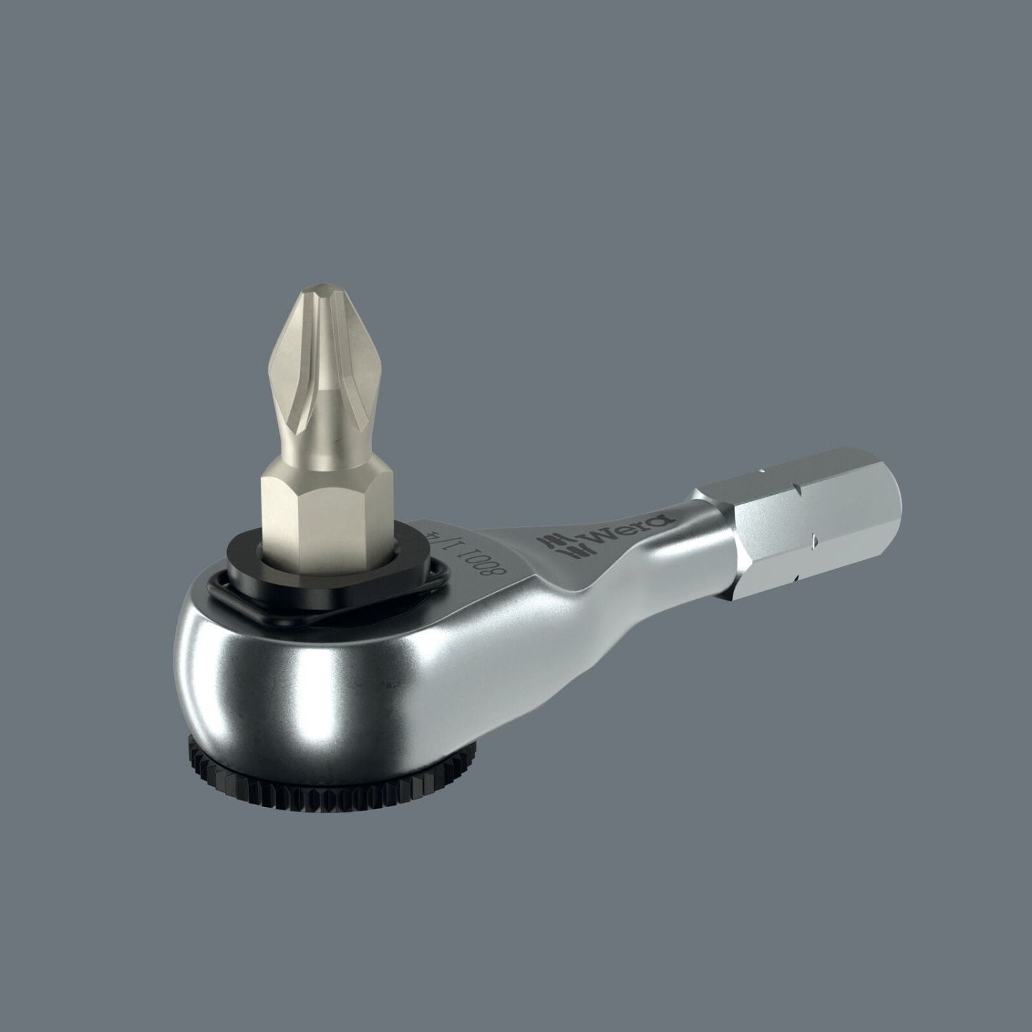 Wera 8011 Zyklop Mini 4 Bit Ratchet, 1/4-in., 1/4-in.x50-mm.