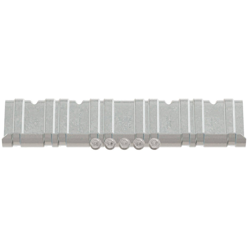 Simpson Strong-Tie URFP-SDS3HDG URFP 10-5/8-in. x 6-1/4-in. HDG Universal Retro Foundation Plate with Screws