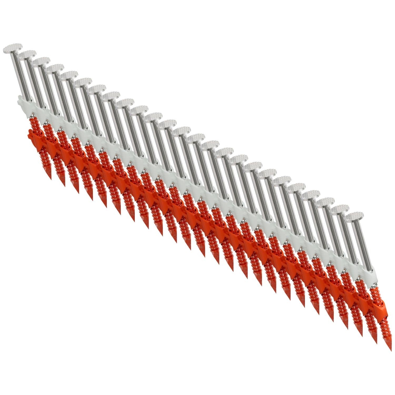 Simpson Strong-Tie T12A200CNB 20°–22° Plastic Strip, Full Round Head, Ring-Shank Nail, 2-in. x .113-in. Type 316, 5000-Pack
