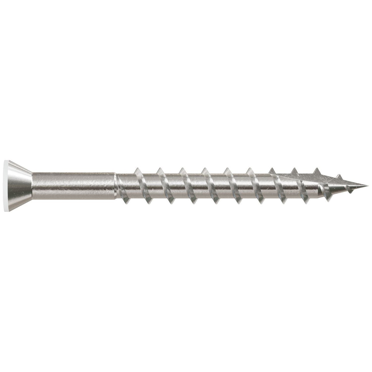 Simpson Strong-Tie T07162FT1WH01 Trim-Head Screw, 6-Lobe Drive, #7 x 1-5/8-in. T-15 Type 316, White 01, 1-lb.