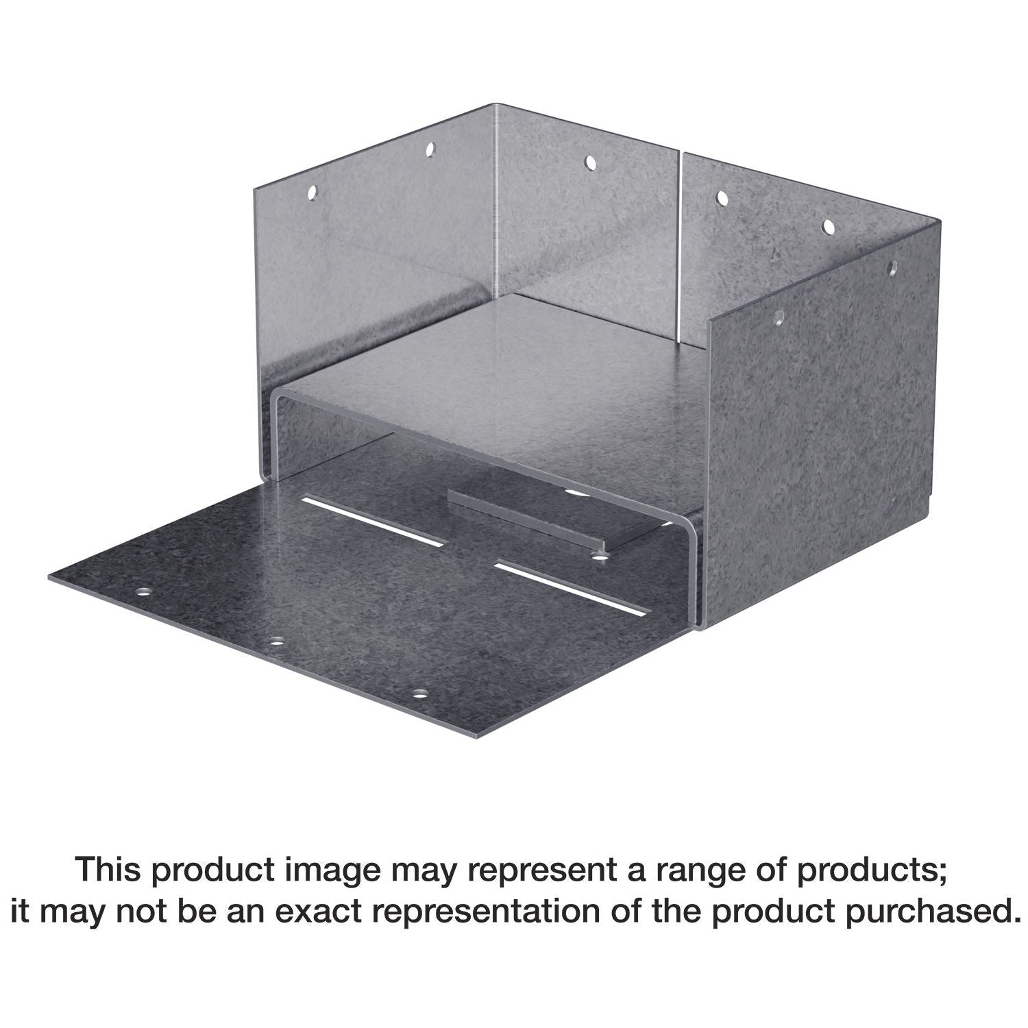 Simpson Strong-Tie ABW44Z ABW ZMAX Galvanized Adjustable Standoff Post Base for 4x4