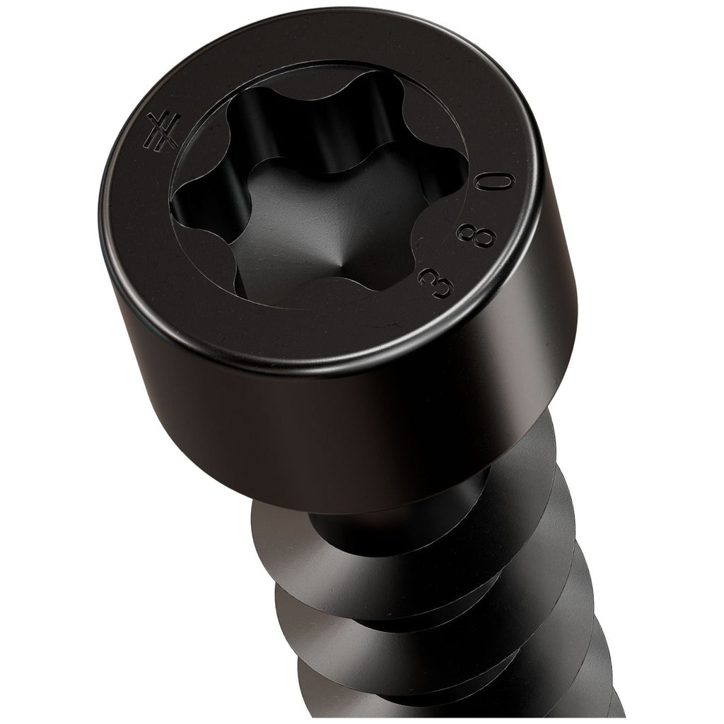 Simpson Strong-Tie SDCFC10X380-R25 Strong-Drive SDCFC TIMBER-CFC Screw, 0.390-in. x 15-in. T50, E-Coat, 25-Pack