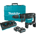 Makita GMH02PM 80V max (40V max X2) XGT Brushless 28 lb. SDS-MAX AVT AWS-Capable Demolition Hammer 4.0Ah Kit