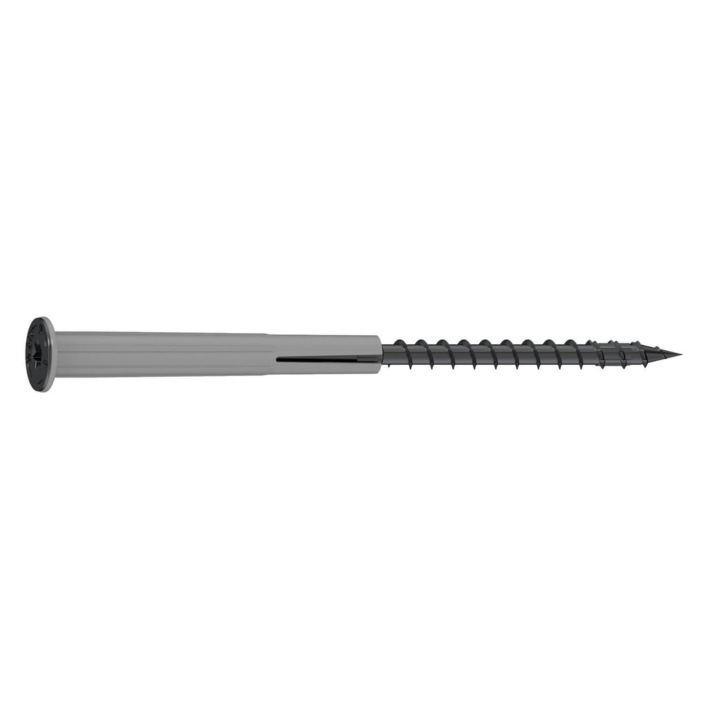 Simpson Strong-Tie SDPW19600-R50 Strong-Drive SDPW DEFLECTOR Screw, 0.195-in. x 6-in. T40, 6-Lobe, E-Coat, 50-Pack