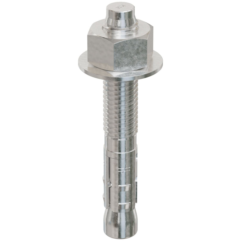 Simpson Strong-Tie STB2-62412S6F20 Strong-Bolt 2, 5/8-in. x 4-1/2-in. Type 316 Stainless-Steel Wedge Anchor, Fully Assembled, 20-Pack