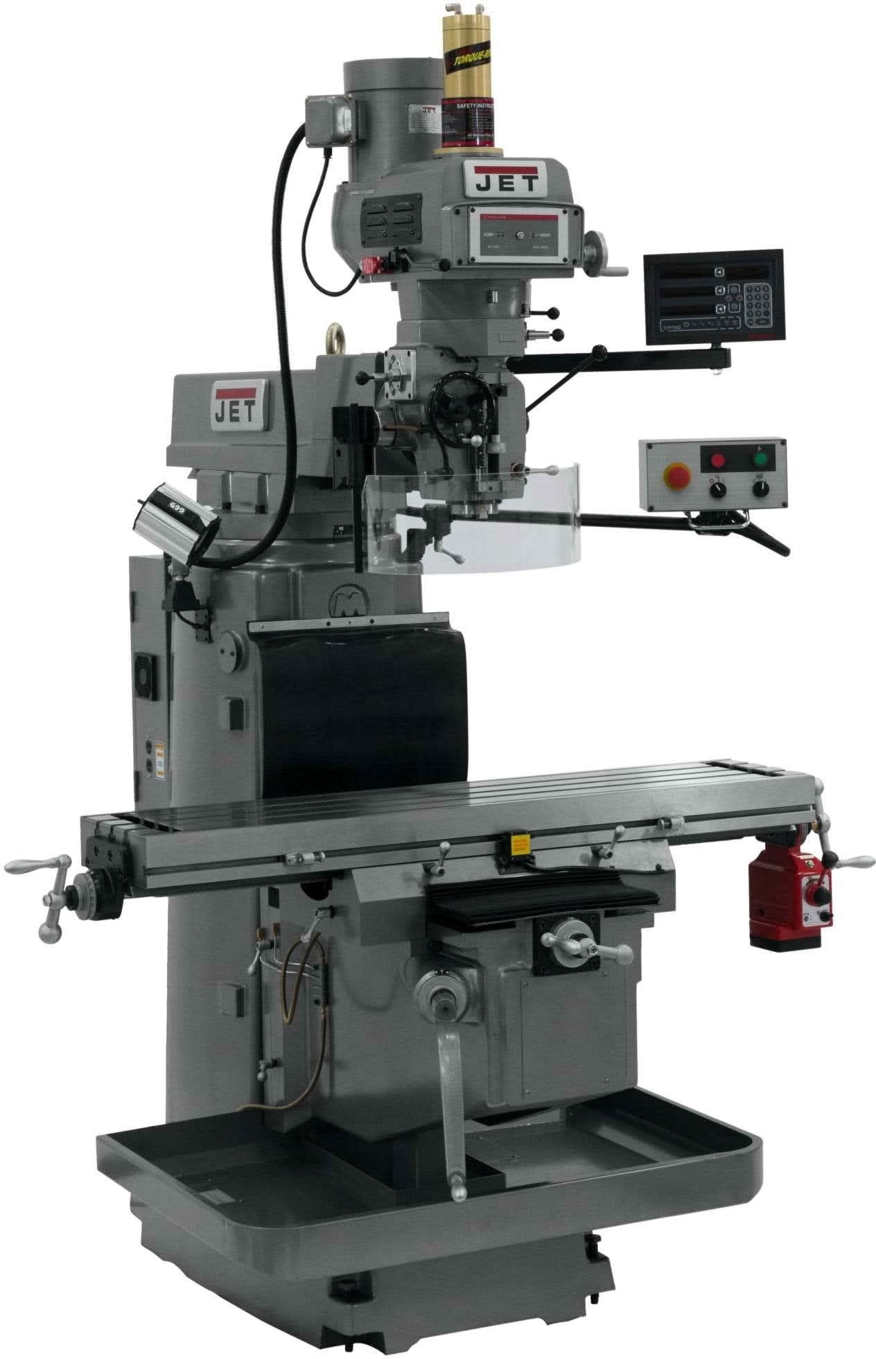 Jet Tools 698068 JTM-1254VS DP700 DRO X PFD, APDB