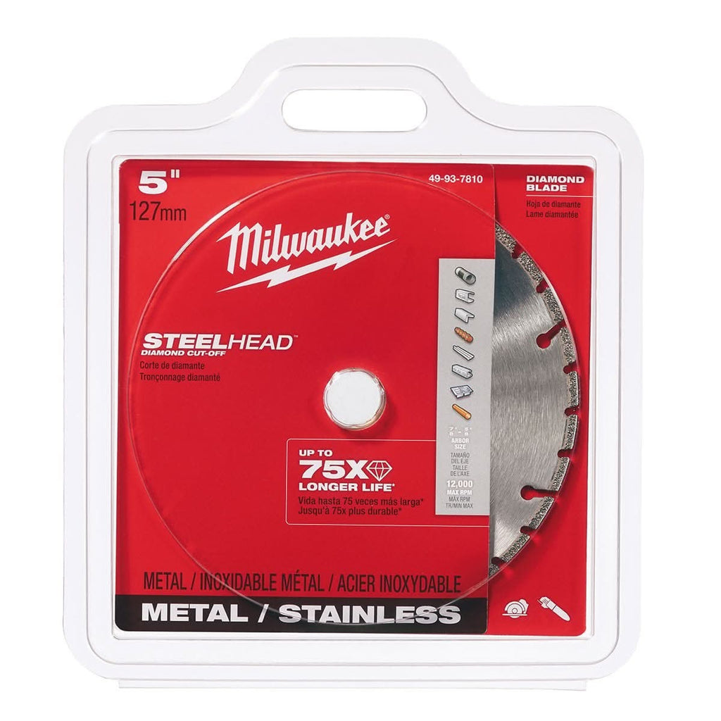 Milwaukee 49-93-7810 5" SteelHead Diamond Cut-Off