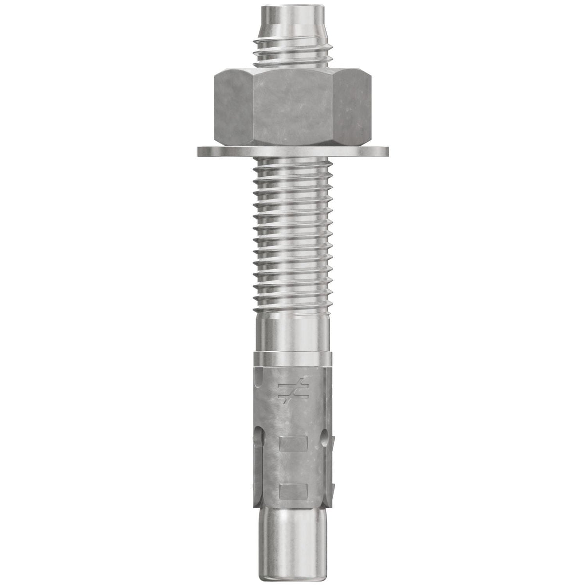 Simpson Strong-Tie STB2-62412S6F20 Strong-Bolt 2, 5/8-in. x 4-1/2-in. Type 316 Stainless-Steel Wedge Anchor, Fully Assembled, 20-Pack