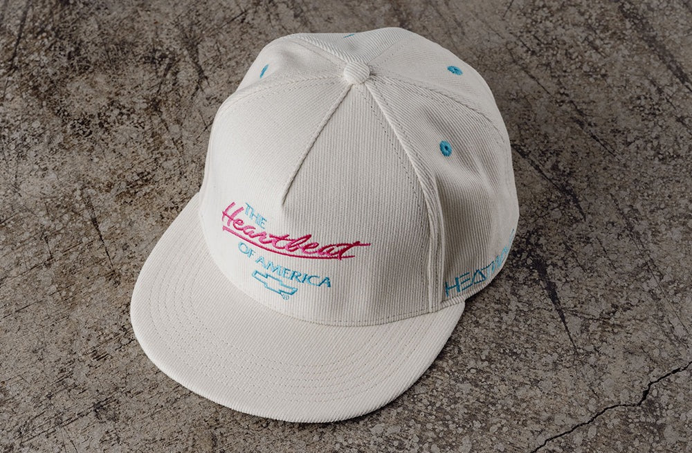 Heat Wave OFF WHITE Cord Chevrolet Heartbeat of America Hat