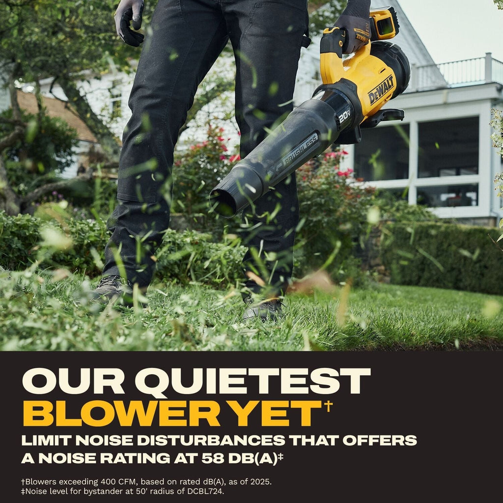 DeWALT DCBL724W1 20V MAX XR Brushless Cordless Blower 8Ah Kit