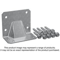 Simpson Strong-Tie HGA10KT HGA Galvanized Hurricane Gusset Angle with SDS Screws, 10-Pack