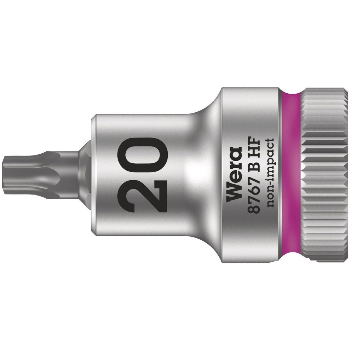 Wera 8767 B Hf Torx Zyklop Bit Socket With Holding Function, 3/8-in. Drive, Torx 20x35-mm.