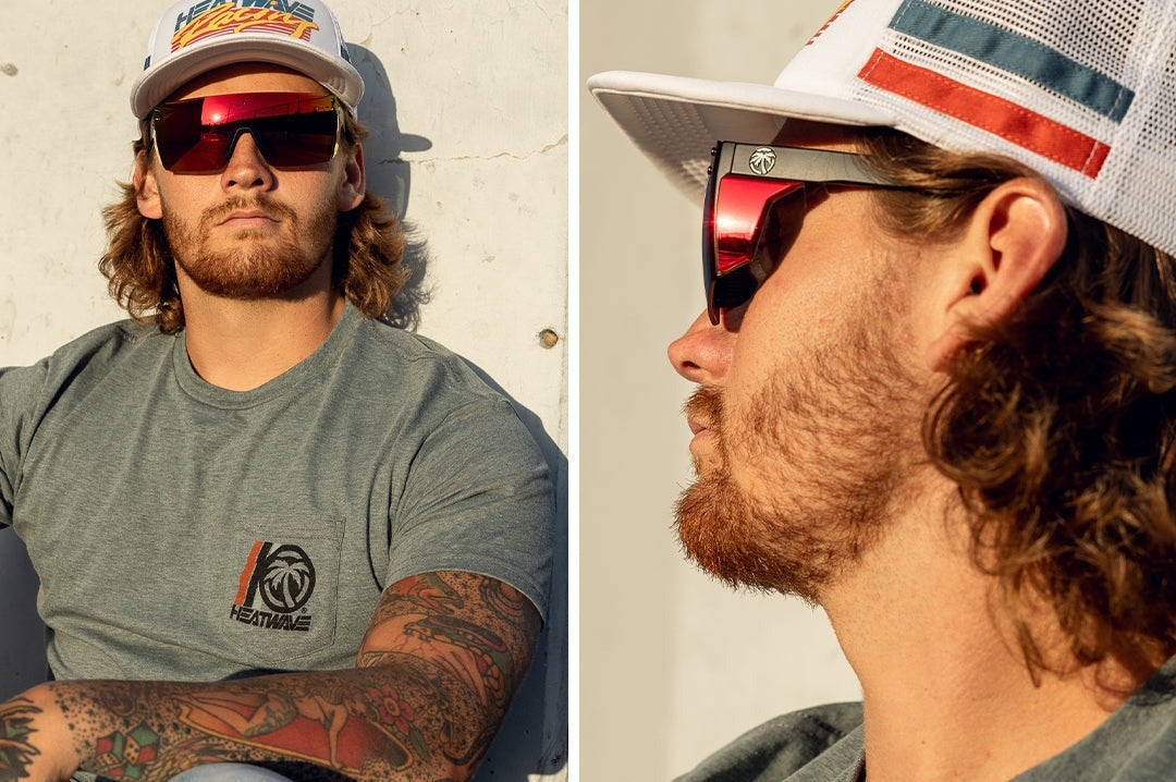 Heat Wave Performance Lazer Face Firestorm Z87 + Sunglasses