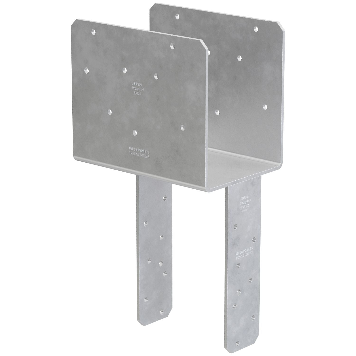 Simpson Strong-Tie ECCQ66-SDS2.5HDG ECCQ HDG End Column Cap for 6x Beam, 6x Post, with Strong-Drive SDS Screws