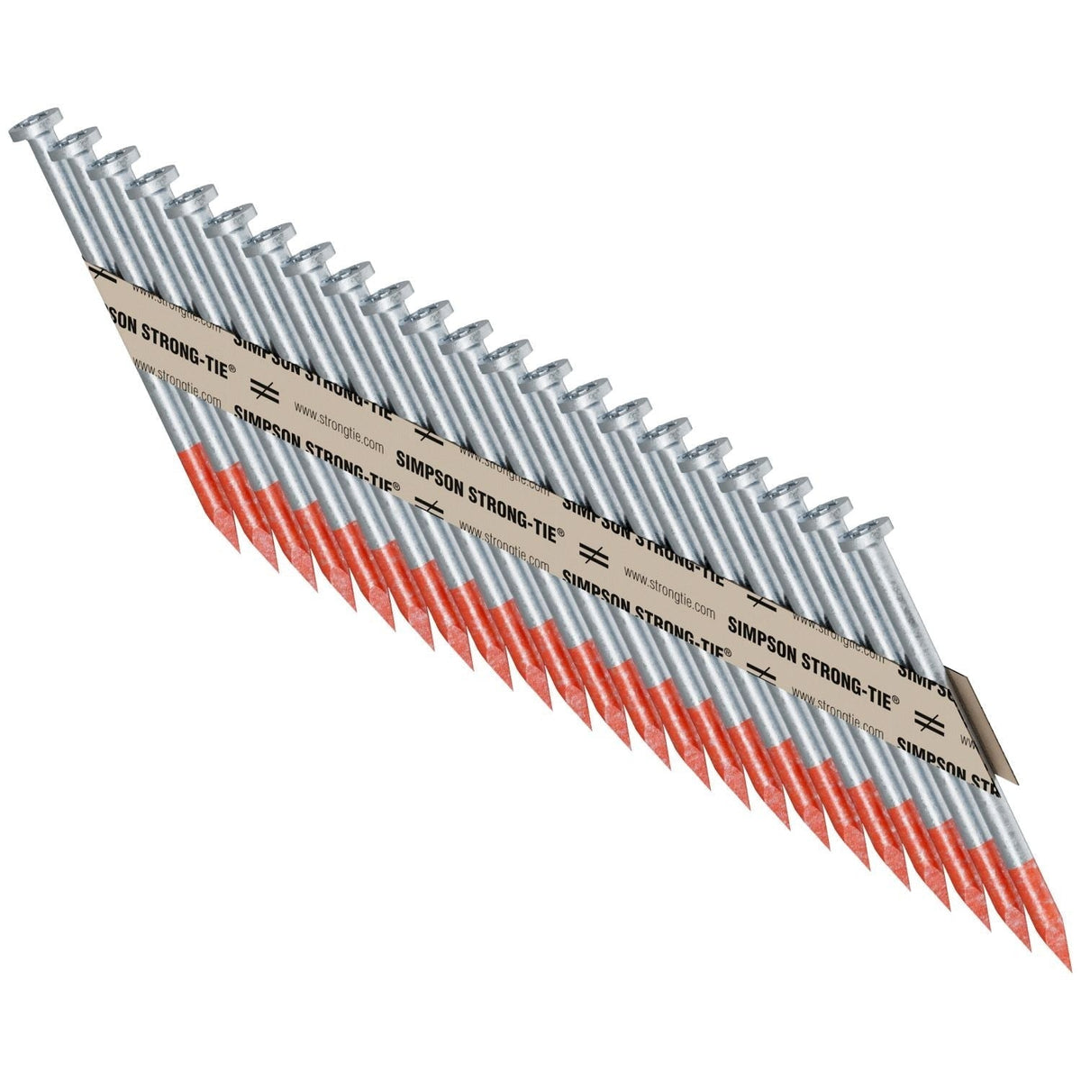 Simpson Strong-Tie N10DBRPT2500 Strong-Drive 33° SCN SMOOTH-SHANK CONNECTOR Nail, 2-1/2-in. x .148-in. Bright, 2500-Pack