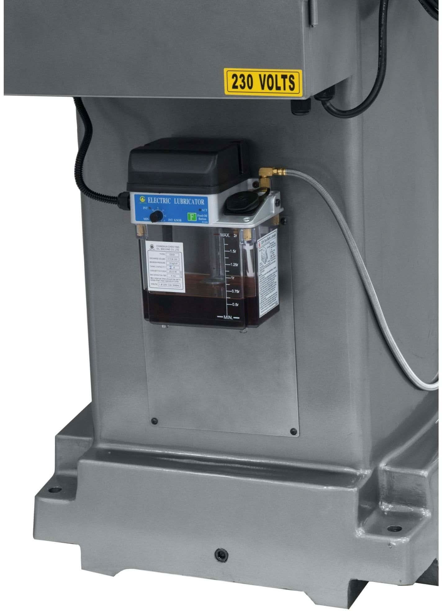 Jet Tools 690643 JTM-1050EVS2/230 Mill With 3-Axis Newall DP700 DRO (Knee) With X, Y and Z-Axis Powerfeeds